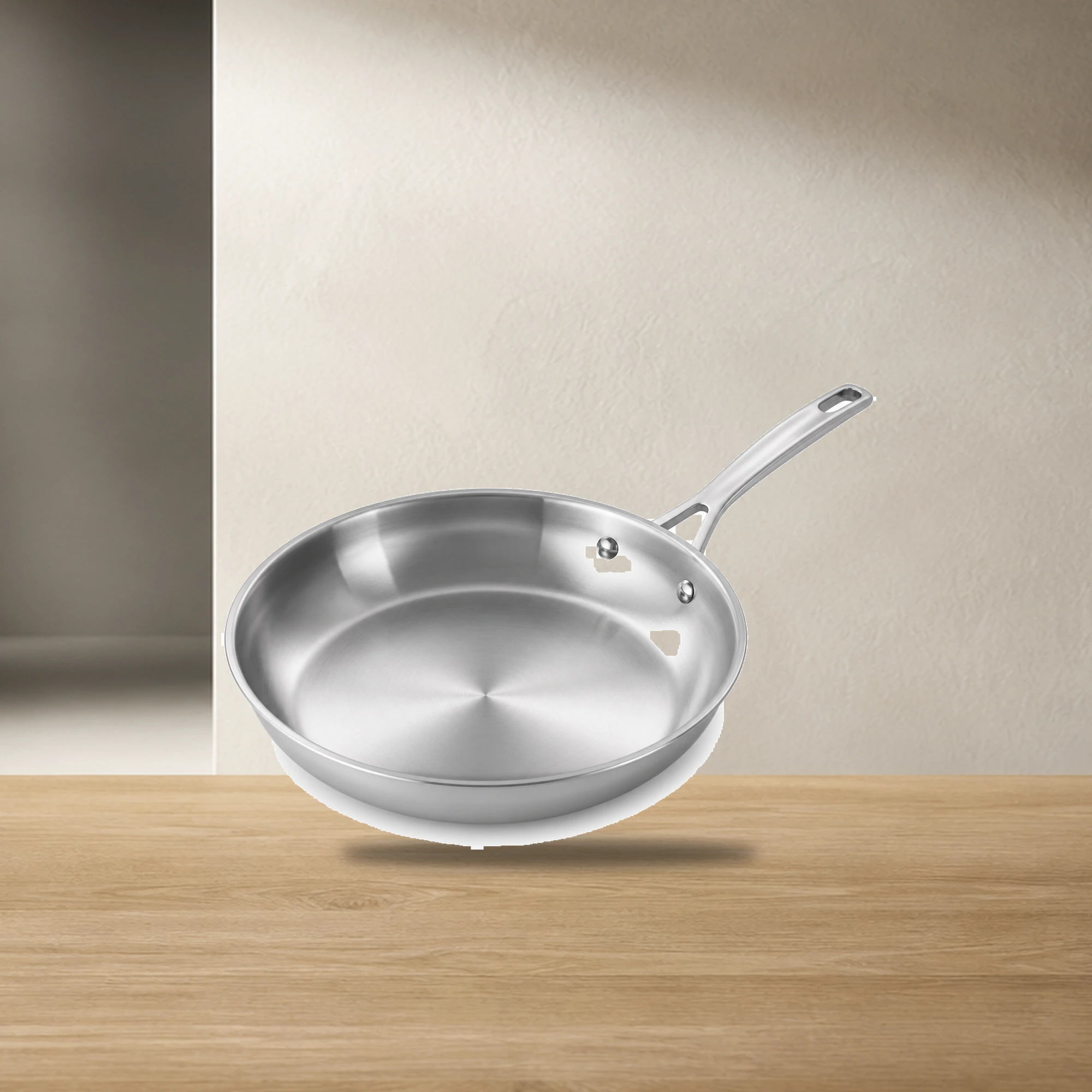 Stainless Steel Frying Pan - Image 2