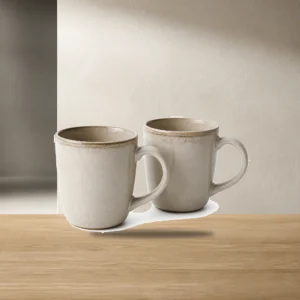 White Mug Set