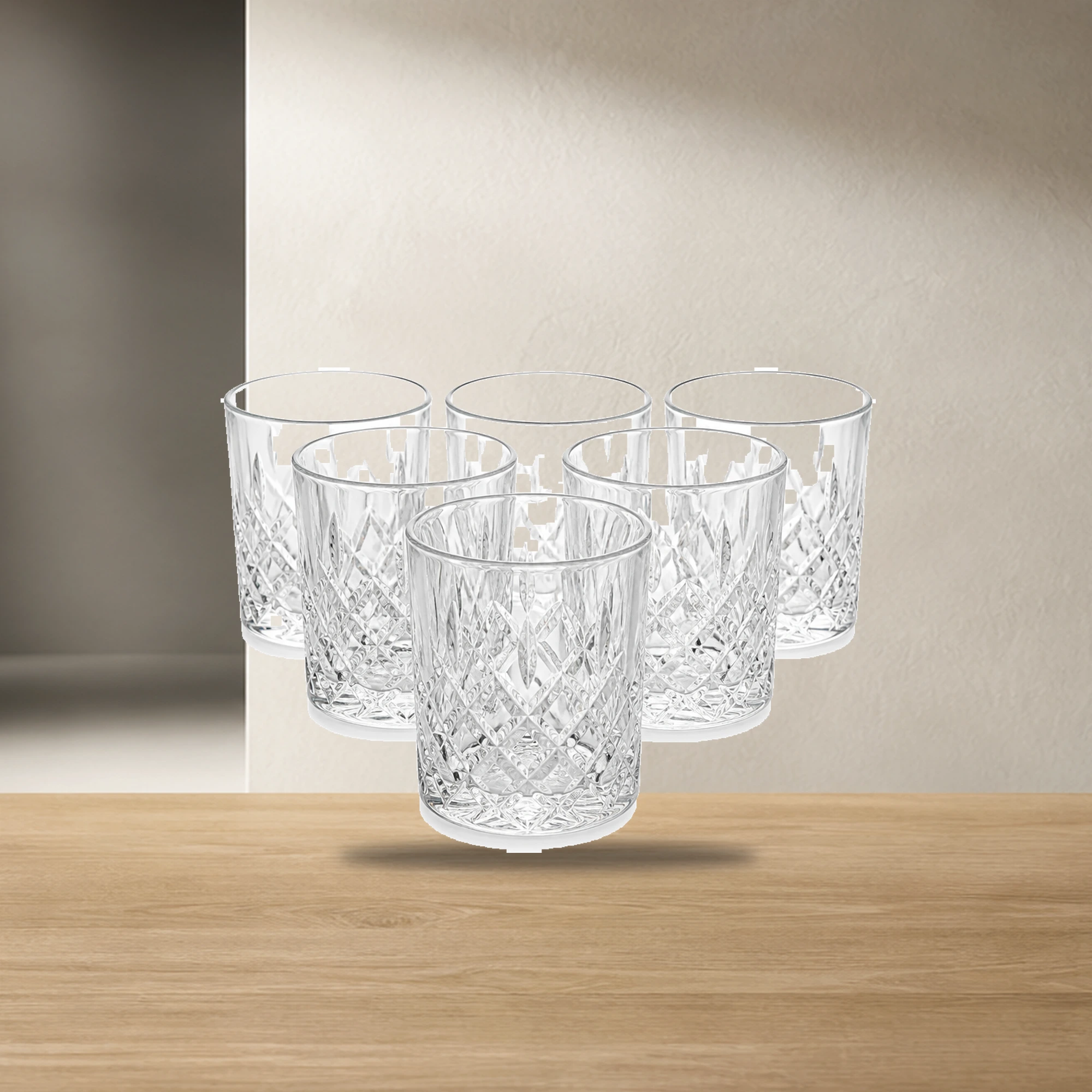 Clear Glass Tumbler Set - Image 2