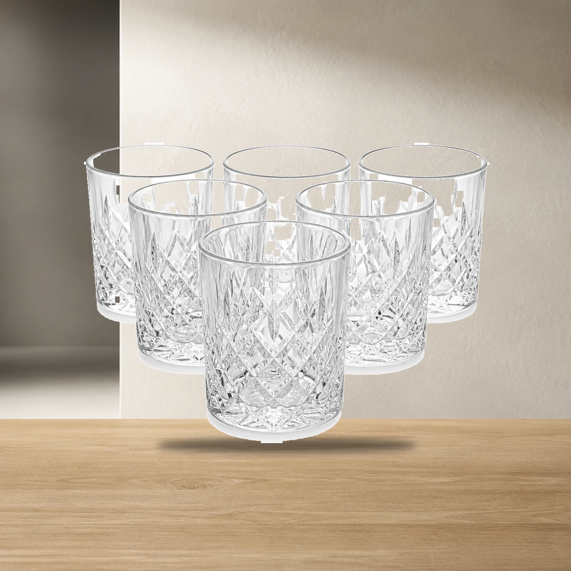 Clear Glass Tumbler Set - Image 3