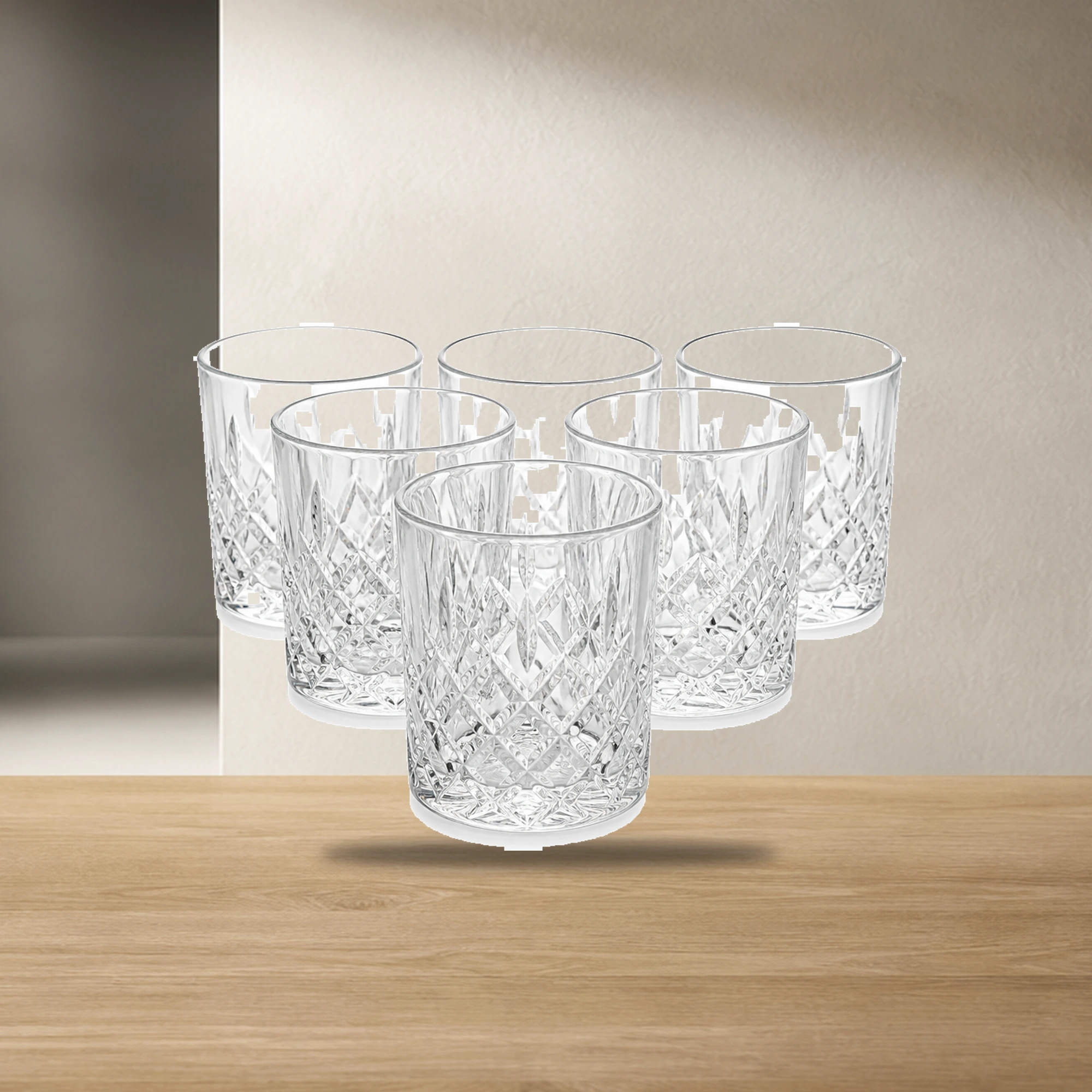 Clear Glass Tumbler Set