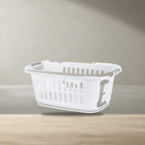 White Laundry Basket