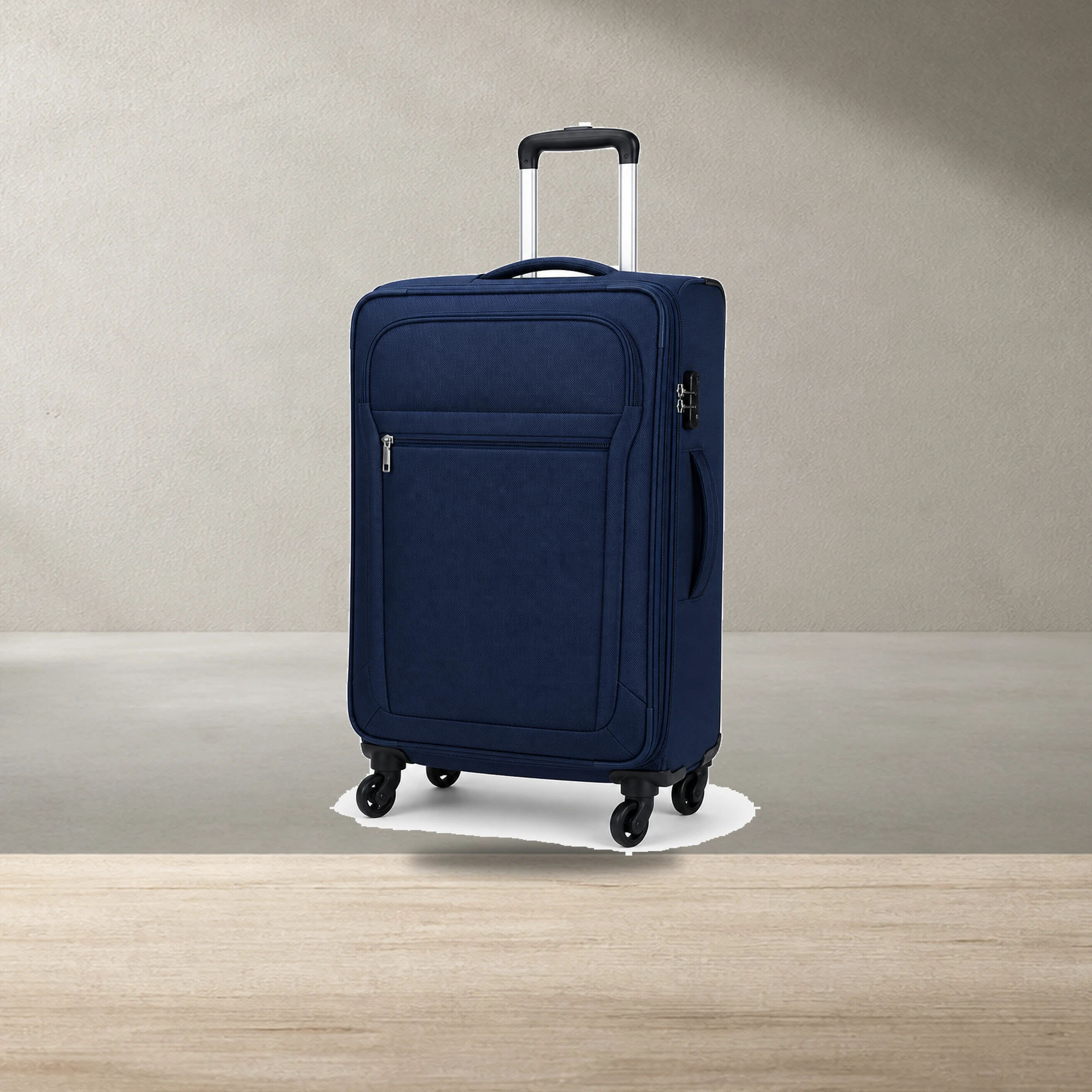 Black Travel Trolley Bag - Image 4