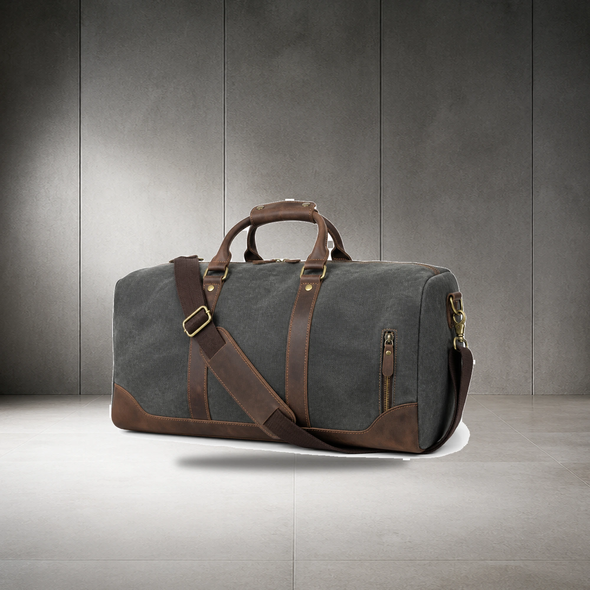 Black Duffel Bag - Image 2