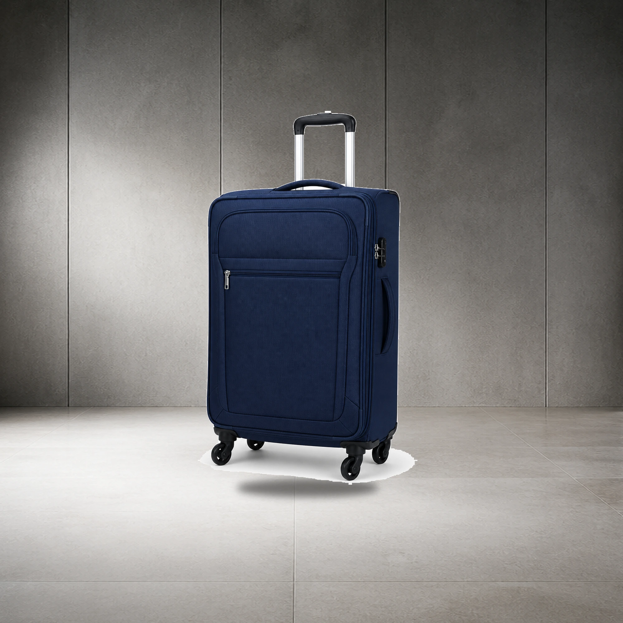 Blue Travel Trolley Bag - Image 2