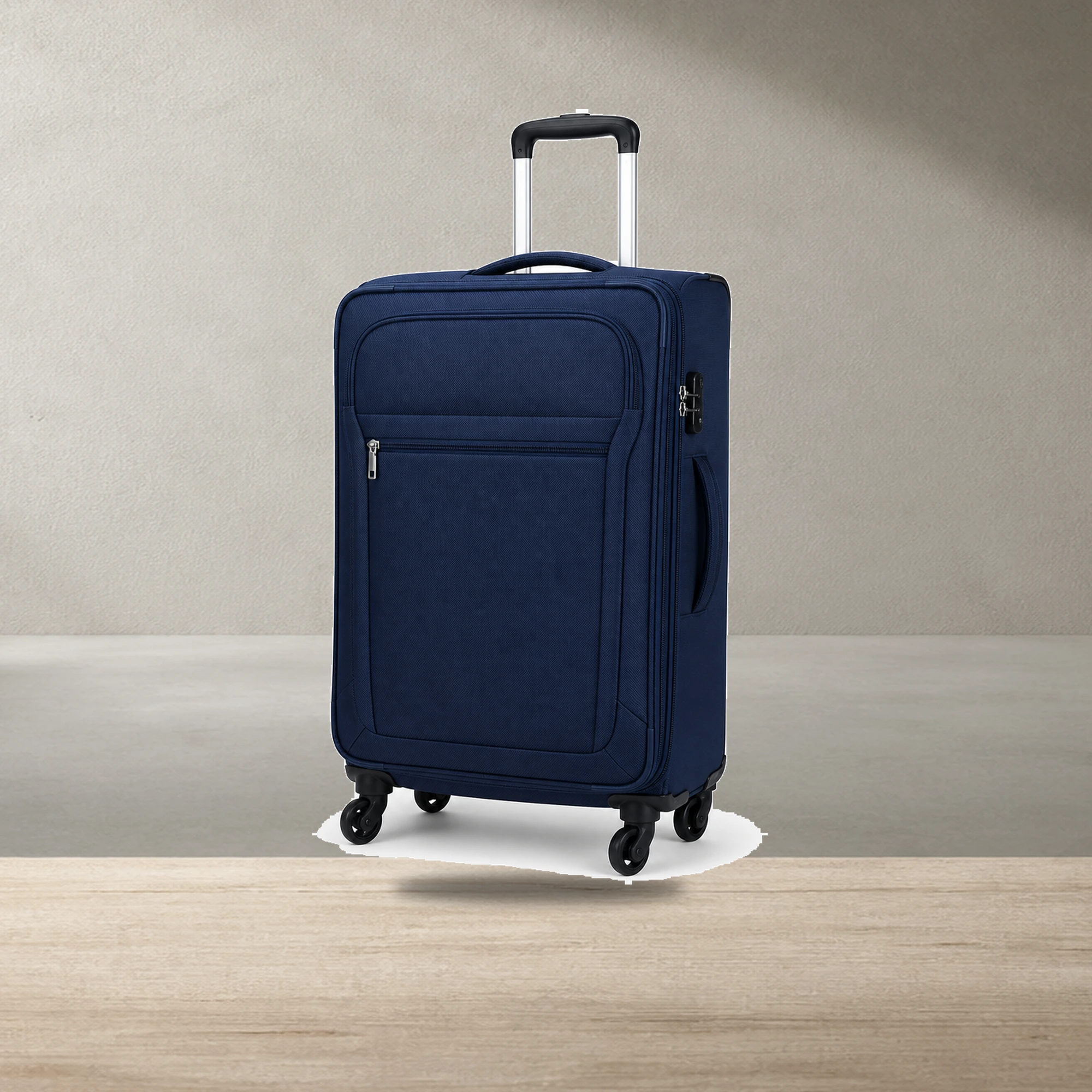 Grey Travel Trolley Bag 20 Inch - Image 3