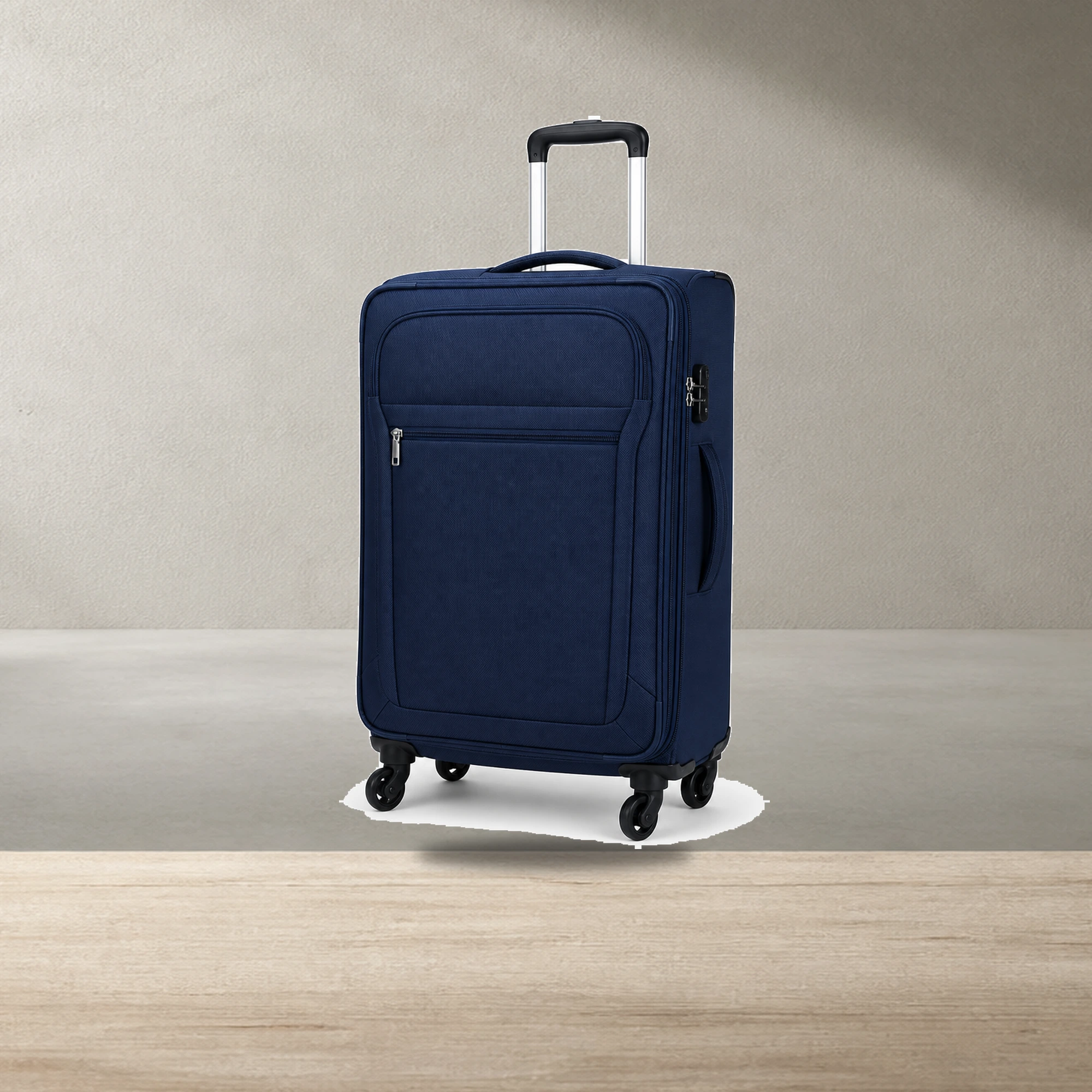 Grey Travel Trolley Bag 20 Inch - Image 4