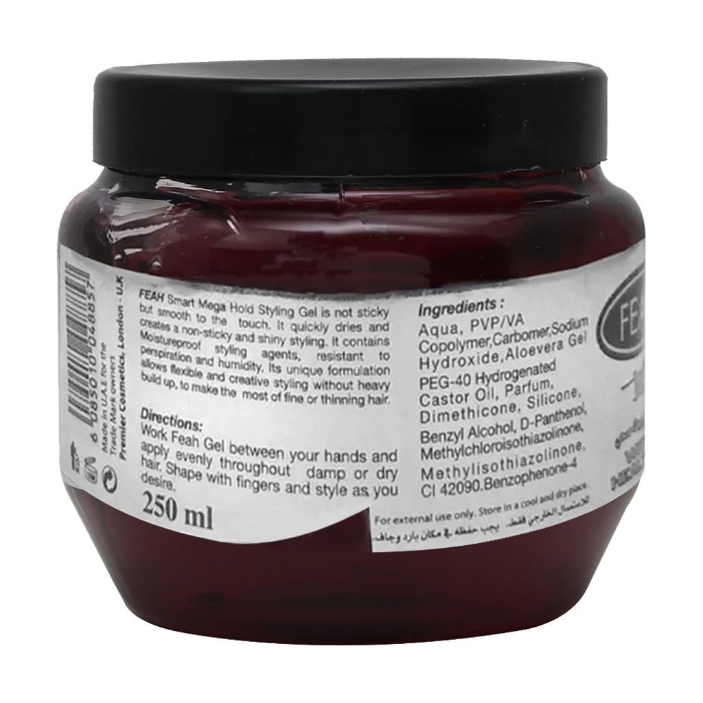 Feah Smart Extra Hold Hair Styling Gel 250Ml - Image 2