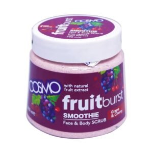 Cosmo Natural Grape & Cherry Extracted Face & Body Scrub 500Ml