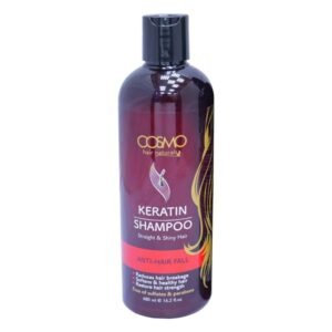 Cosmo Anit-Hair Fall Keratin Straight & Shiny Shampoo