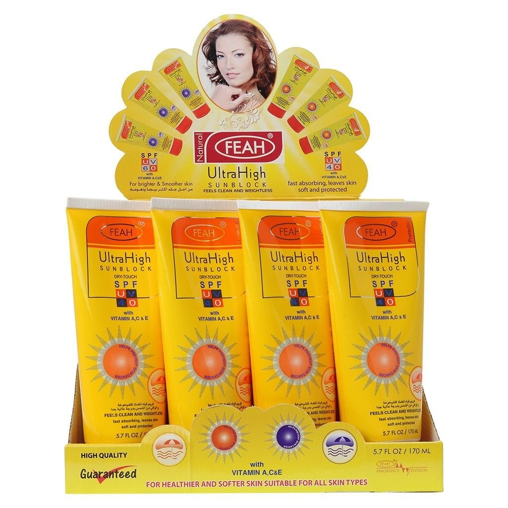 Feah Ultra High Dry Touch Sunblock SPF UV 40 Cream 170Ml