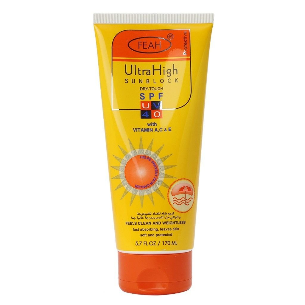 Feah Ultra High Dry Touch Sunblock SPF UV 40 Cream 170Ml - Image 2