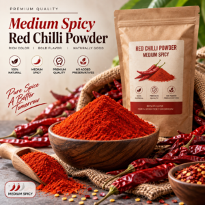 Medium Spicy Red Chilli Powder