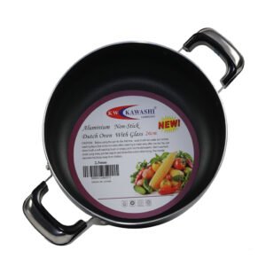 Kawashi's Dutch Oven Cookware with Glass Lid