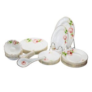 Timmy Opal Ware Stylish Dinner Set Elegant Dining Essentials