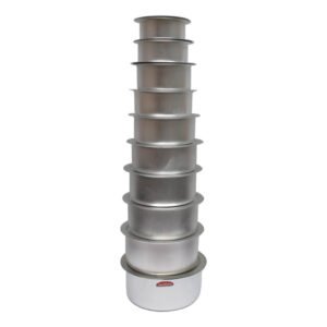 Set of 10 Pieces Aluminium Cooking Pots with Cover