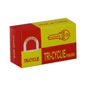 Tri-Cycle Padlock 20mm Hardened Steel