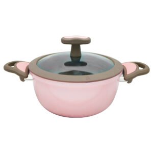 Kawashi Ceramic Casserole with Glass Lid Size-20Cm