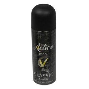 Feah Active Masculine Authority Active Classis Black Men Spray for Confident Living