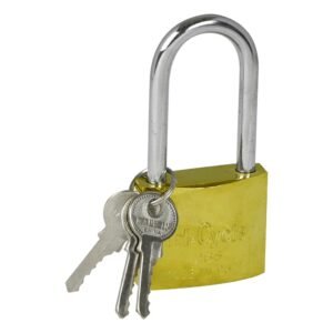 Brass Pad lock with Key Set 50mm