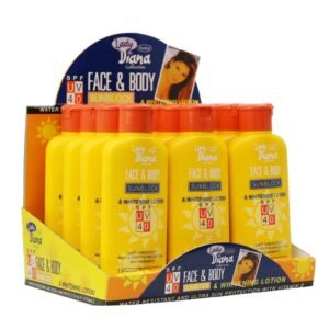 Lady Diana Face & Body Whitening Sunblock Lotion SPF UV 40 200ml