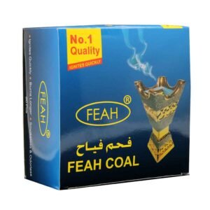 Feah Coal with Long Lasting Ignition, 80pc