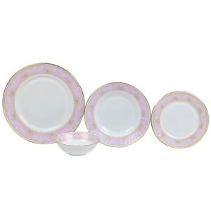 Timmy Elegant Designed 24 Pieces Opal Glassware Dinnerware Set